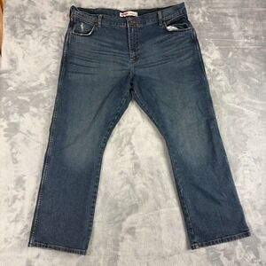 Wrangler Slim Boot 77 Jeans Mens Size 40x30 Blue Denim MGW77CR